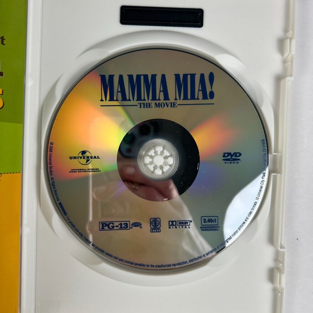 Mamma Mia DVD The Movie 2008 Meryl Streep Pierce Brosnan Musical Comedy - Picture 2 of 3